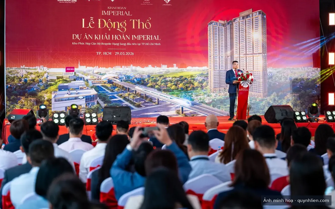 Buổi lễ động thổ Khải Hoàn Imperial hôm 29/05/2026