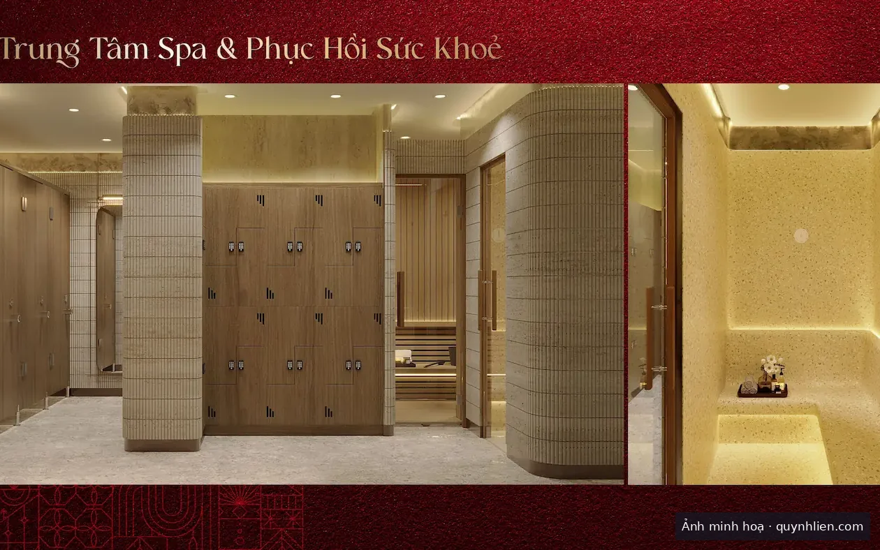 Khu spa và xông hơi tại Khải Hoàn Imperial
