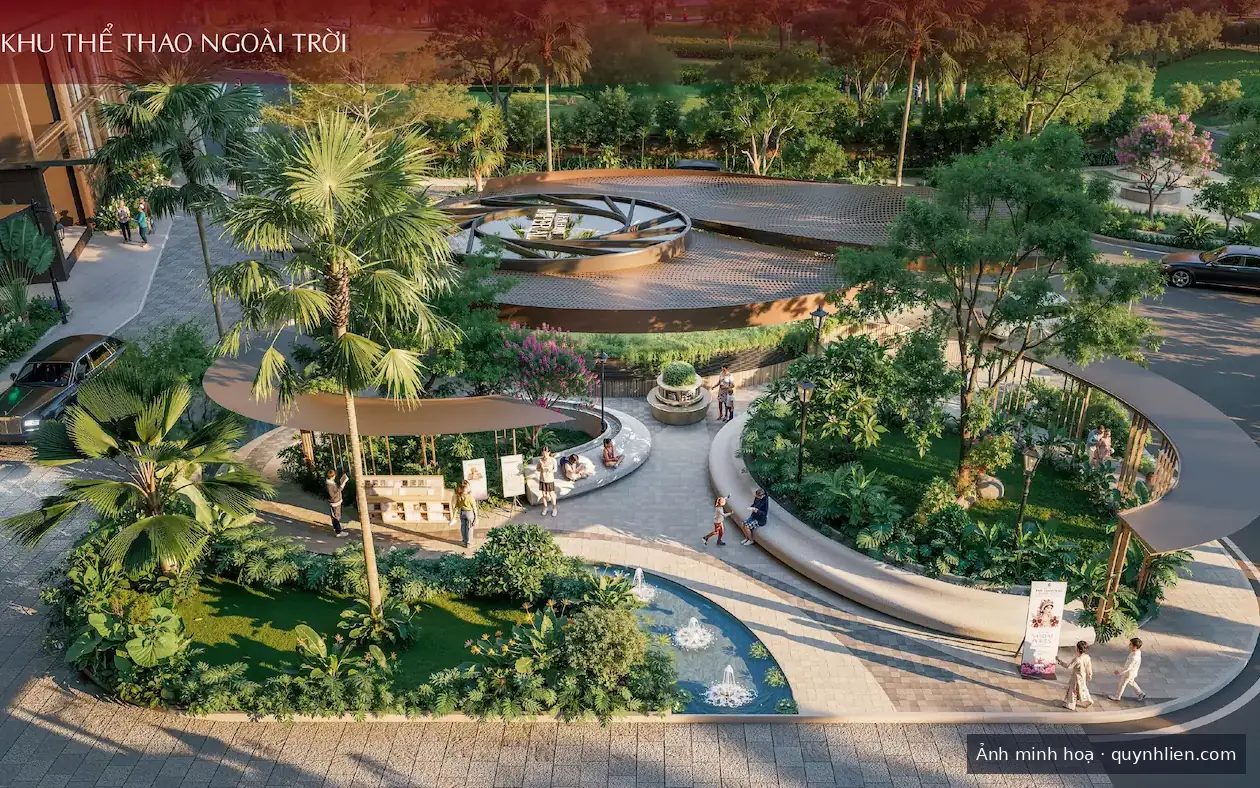 Sân thể thao ngoài trời tại Khải Hoàn Imperial